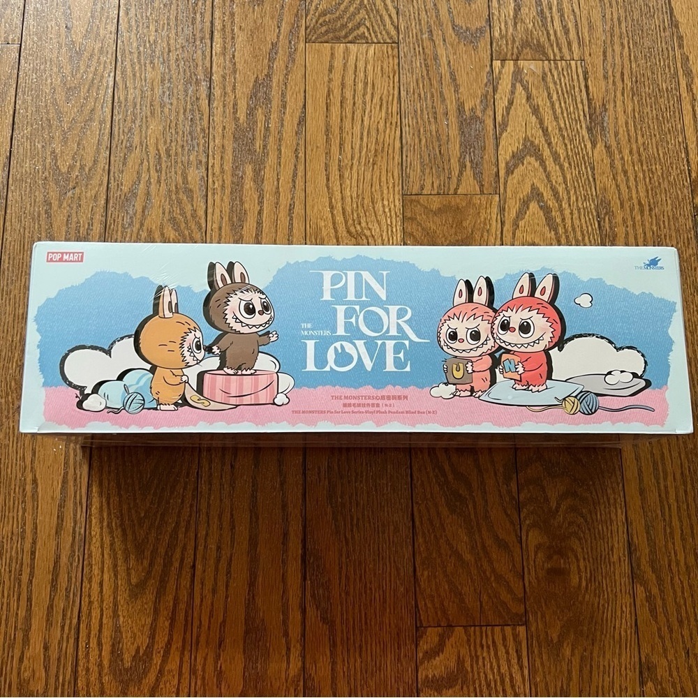 [NEW] POP MART Mini Labubu Pin for Love Vinyl Plush Pendant Blind Box (N-Z)